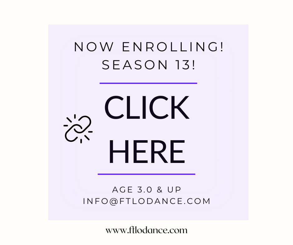 Now Enrolling for Season 13! 2024-25 Dance School Year